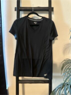 bcg Black Short-Sleeve V-Neck Active Tee